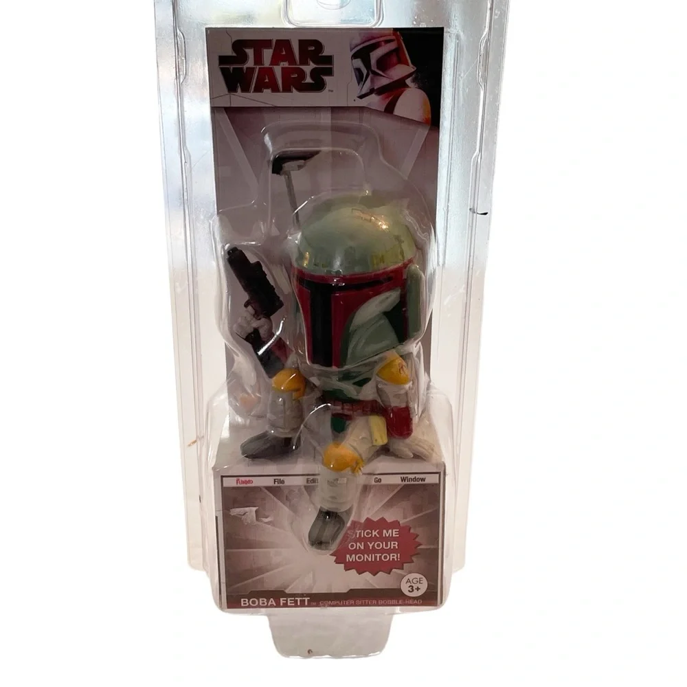 Funko Boba Fett Star Wars Computer Sitter Bobble Head NEW Collectible Toy
